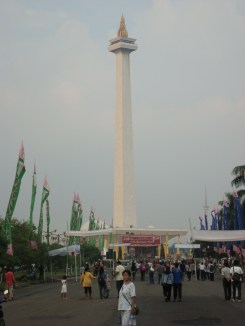 Monumento Nacional (MoNas) en la ciudad de Yakarta